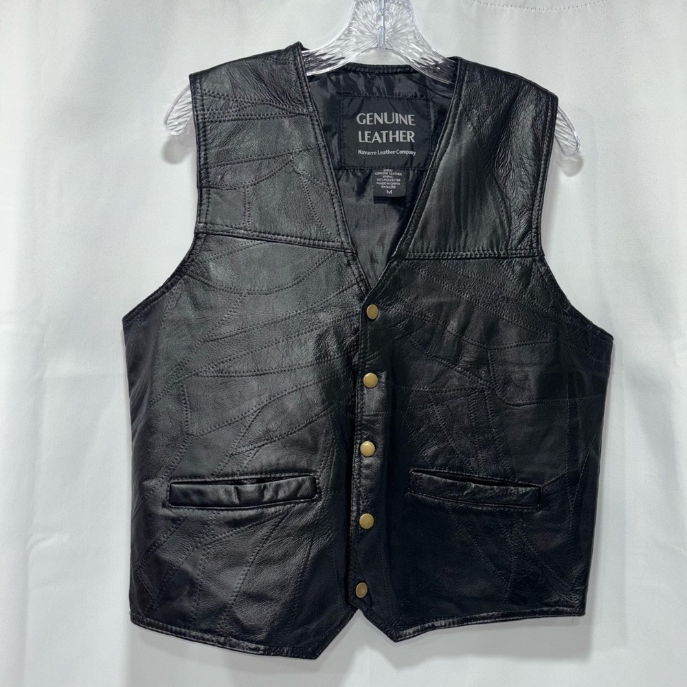 Navarre Vintage Genuine Leather Vest